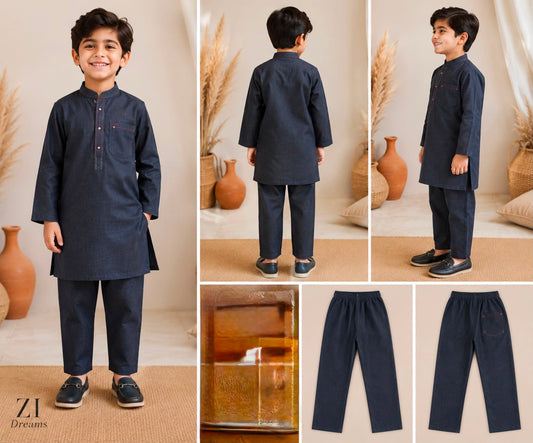 Boys Premium Cotton Kurta Trouser Set | Traditional Ethnic Wear π¦