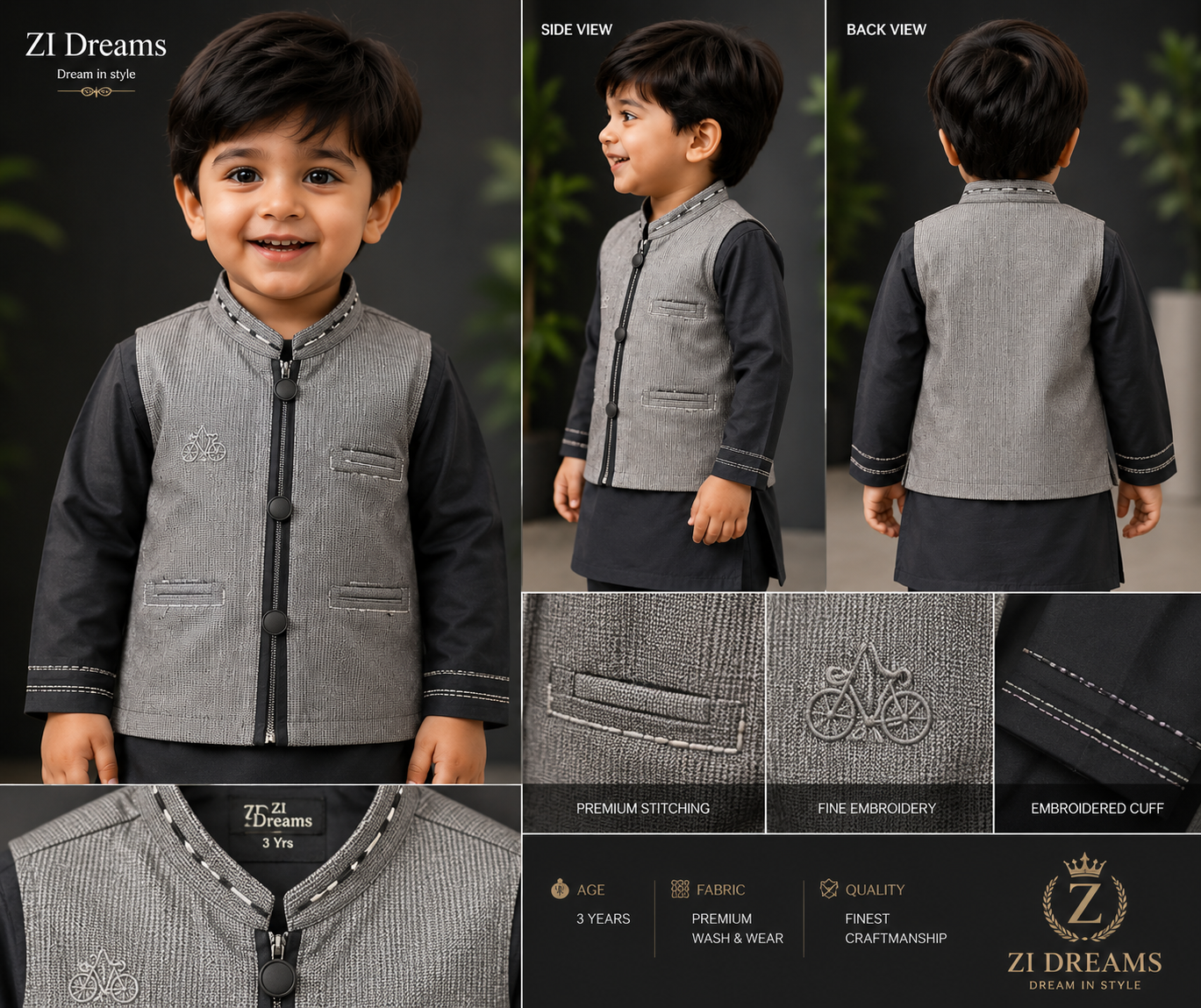 👑 Royal Prince Classic Shalwar Kameez ✨