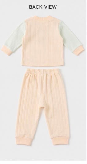 Baby Bear Ribbed Winter Co-Ord Set | Soft Cotton Full Sleeve Outfit for 0–3 Months