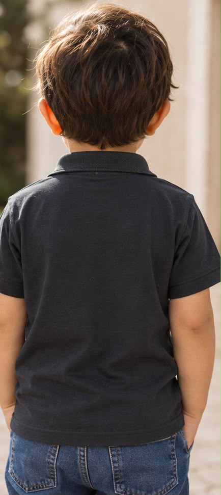 ✨ Prada Kids Premium Black Polo T-Shirt 👕🌟