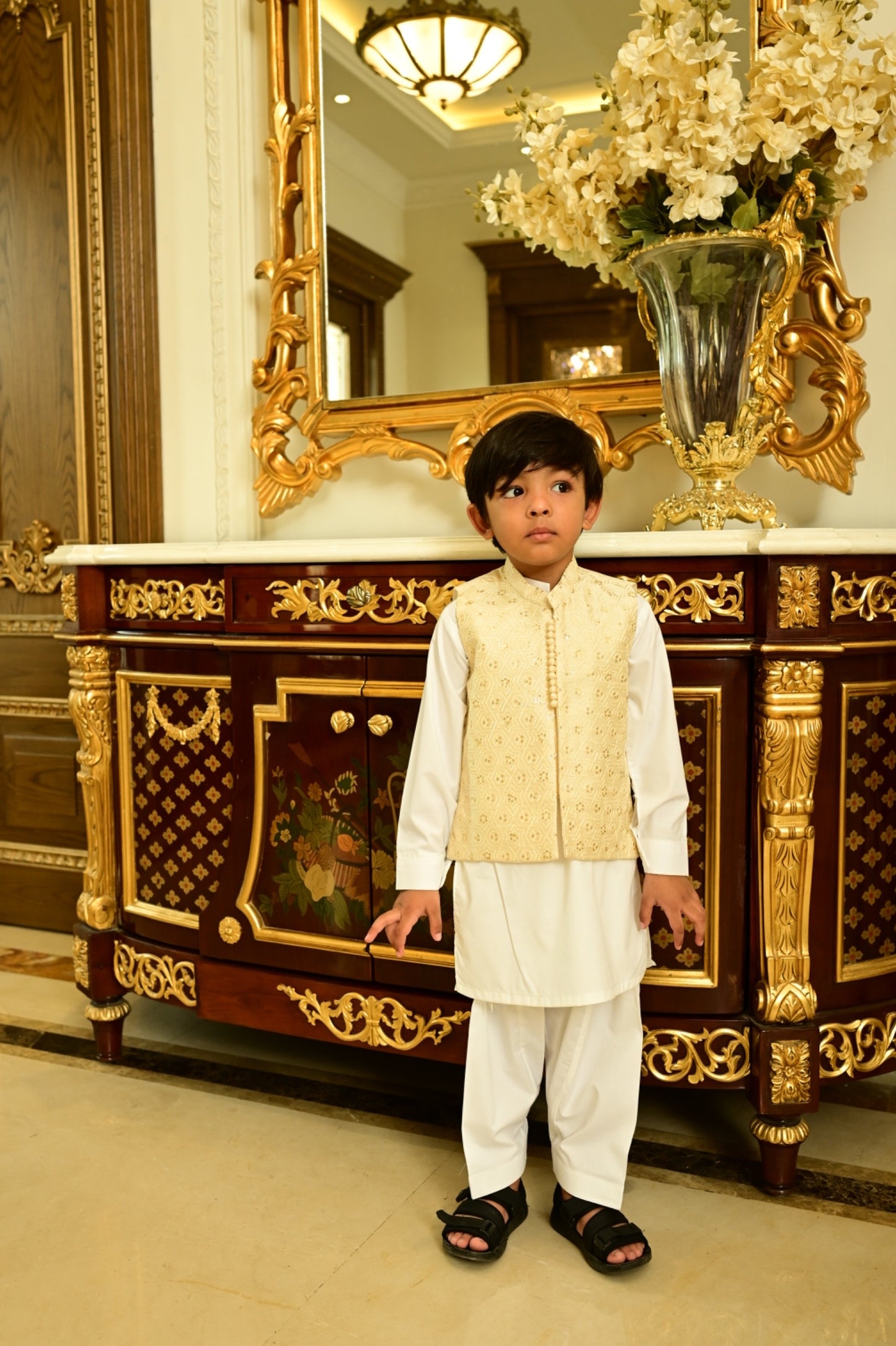👑 Ivory Prince Waistcoat Set 👑