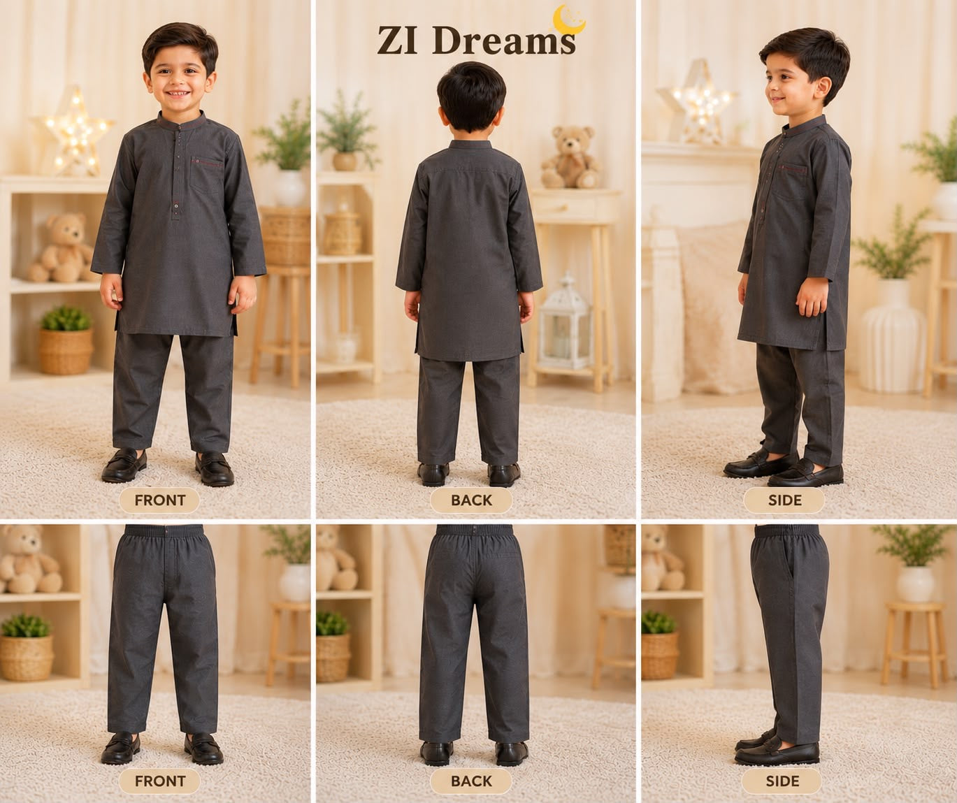 Boys Premium Cotton Kurta Trouser Set | Traditional Ethnic Wear 👦