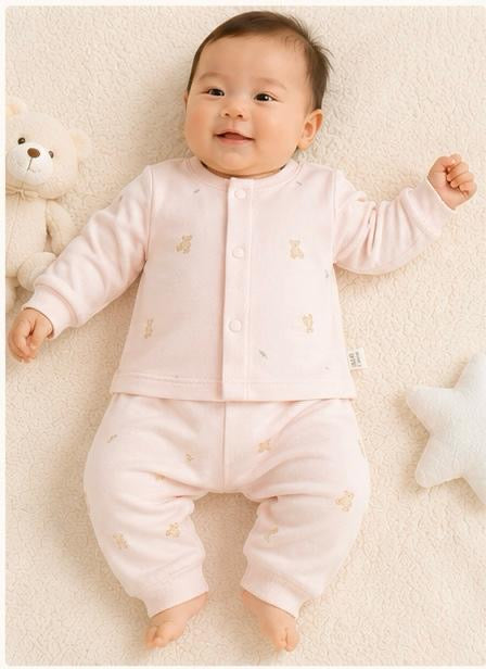 🧸 Soft Snuggles Baby Lounge Set 🩷
