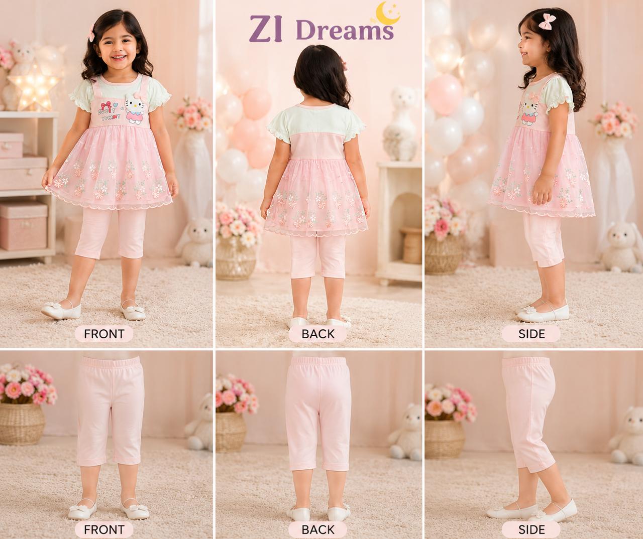 🌸 Sweet Blossom Princess Dress Set 🌸