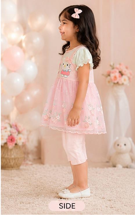 🌸 Sweet Blossom Princess Dress Set 🌸
